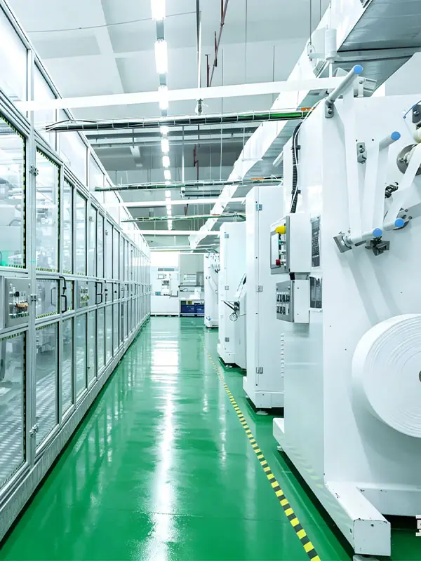 Molyare hygiene product OEM partner - our Sanitary Napkin workshop 