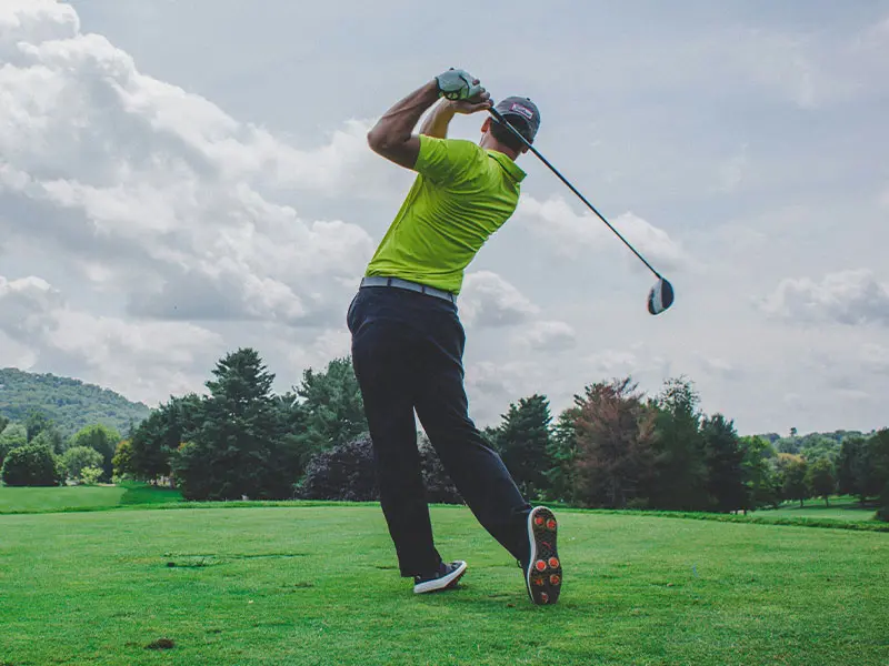 Adult light incontinence products for golf