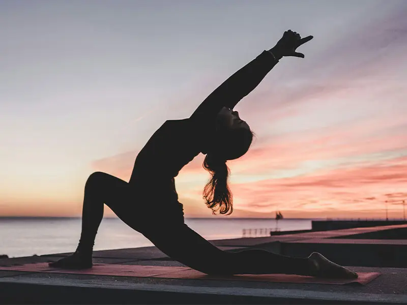 Adult light incontinence products for yoga